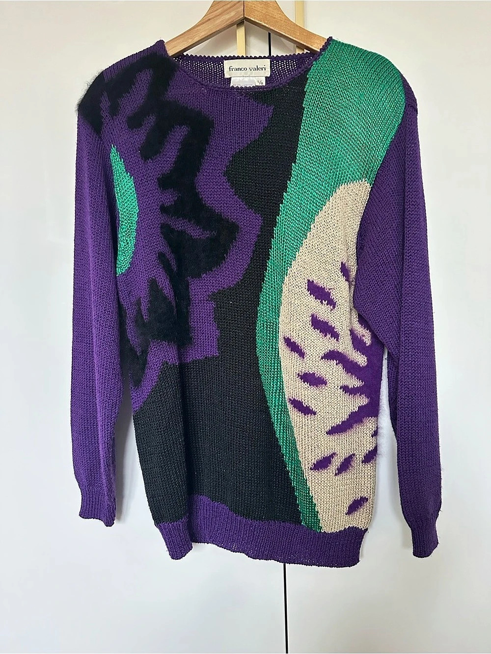 Vintage Franco Valeri retro Sweater Large